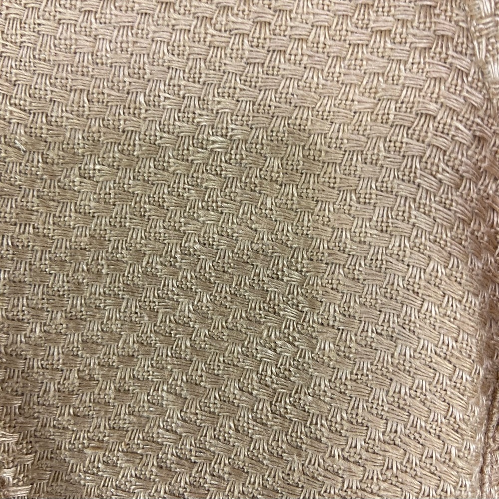 Valentino Spa camel color grommet ope jacket / cardigan. 100% linen size 4 - Picture 10 of 10